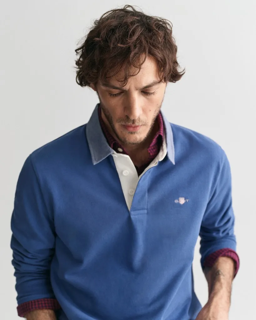 GANT - Chambray Heavy Rugger, Blue