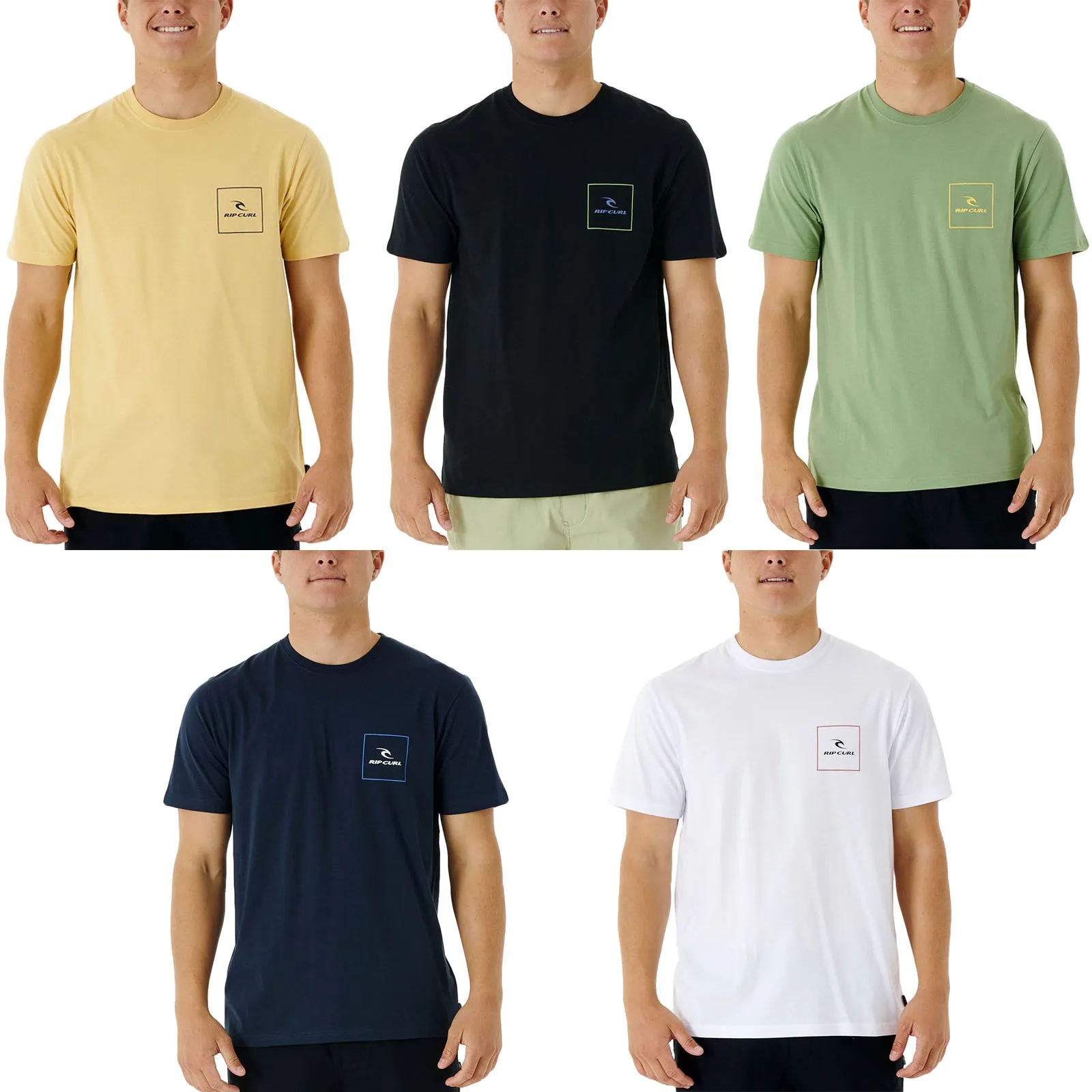 Rip Curl Mens Corp Icon Crew Neck T-Shirt