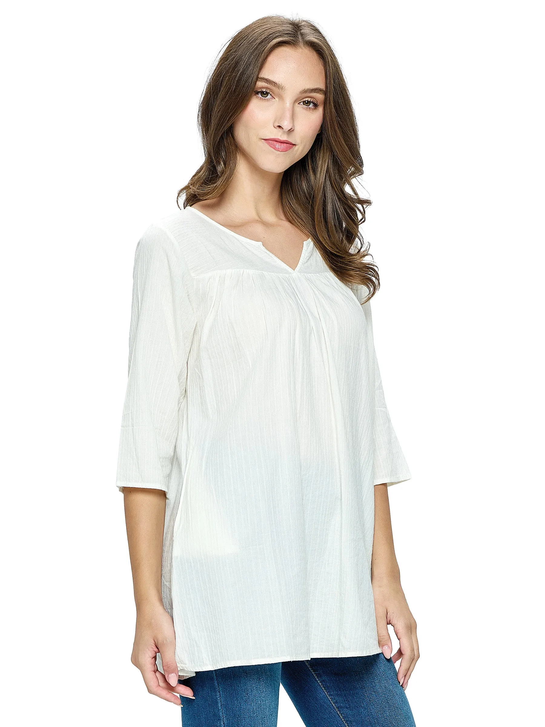 Top Textured Back Lace Applique