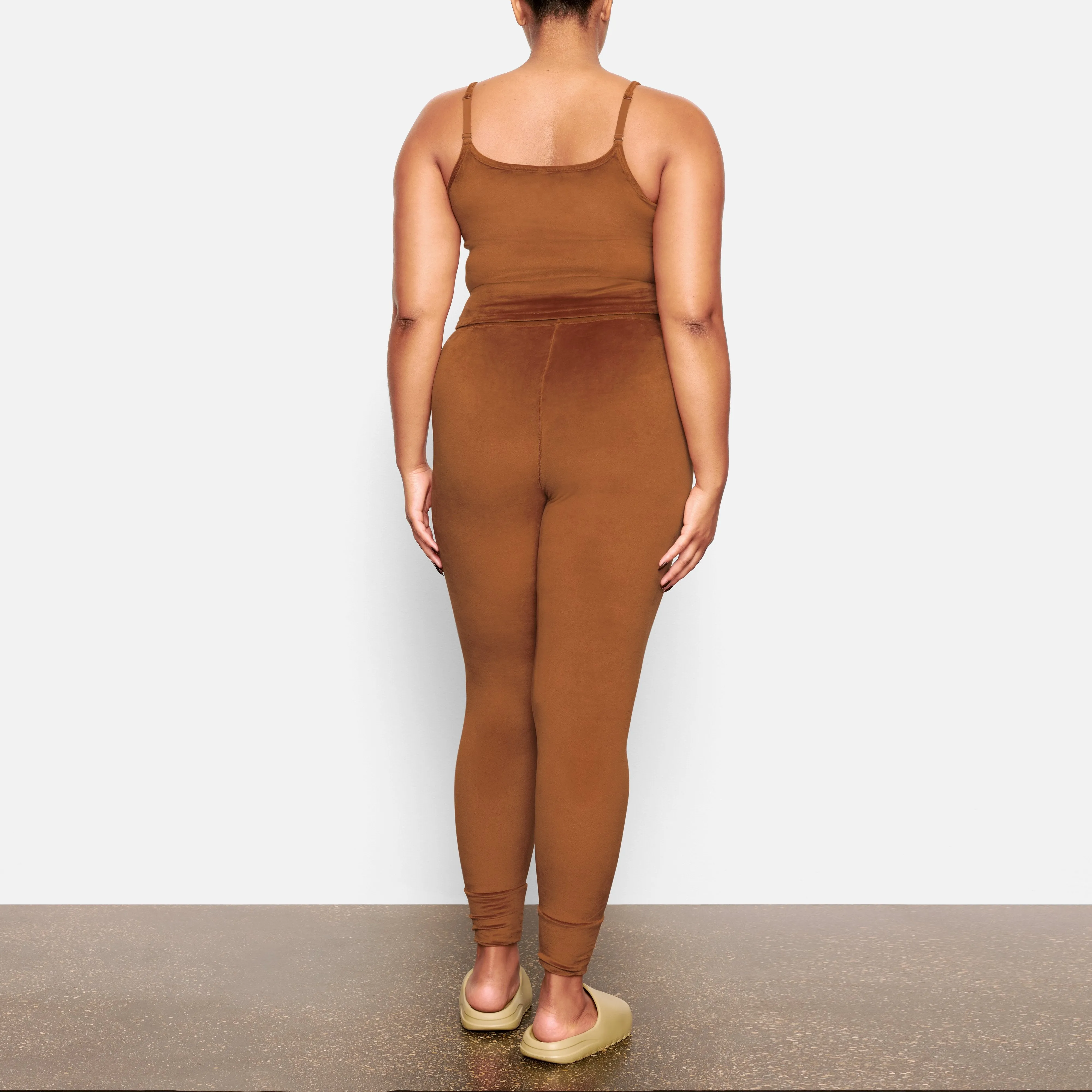 VELOUR LEGGING | COPPER